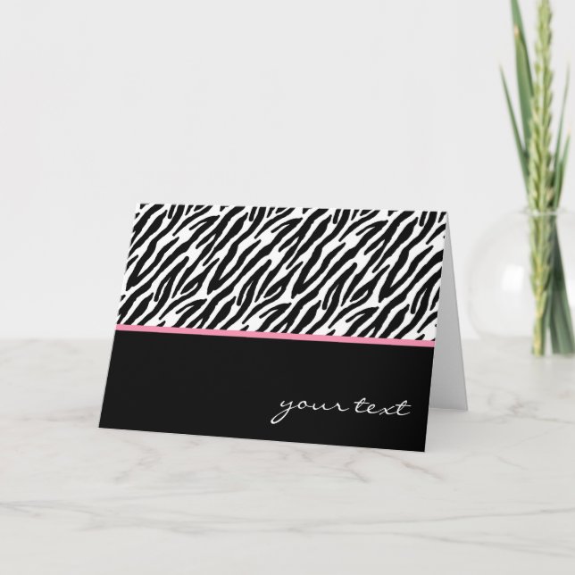 Zebra Card (Front)