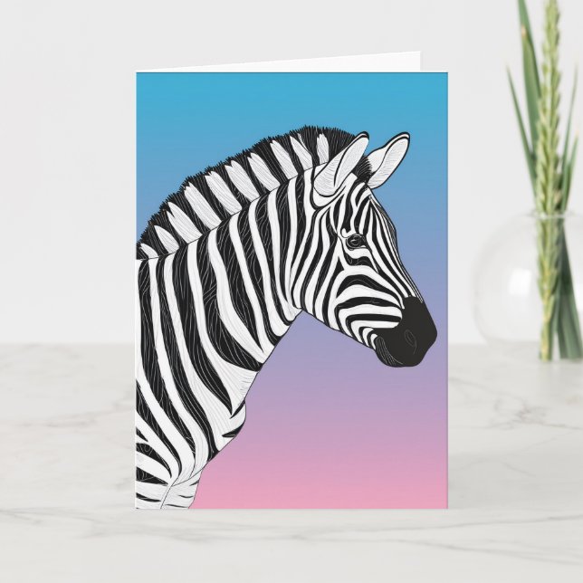 Zebra  card (Front)