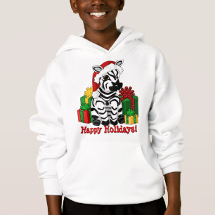 Zebra Christmas Hoodie