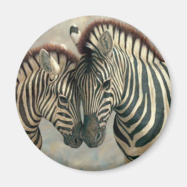 zebra-clip-art-3 magnet (Front)