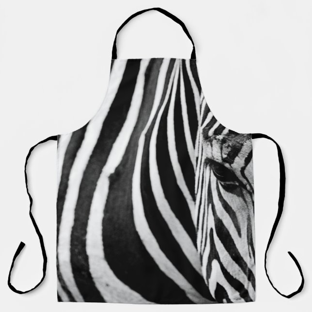 ZEBRA CLOSE-UP VIEW APRON (Front)