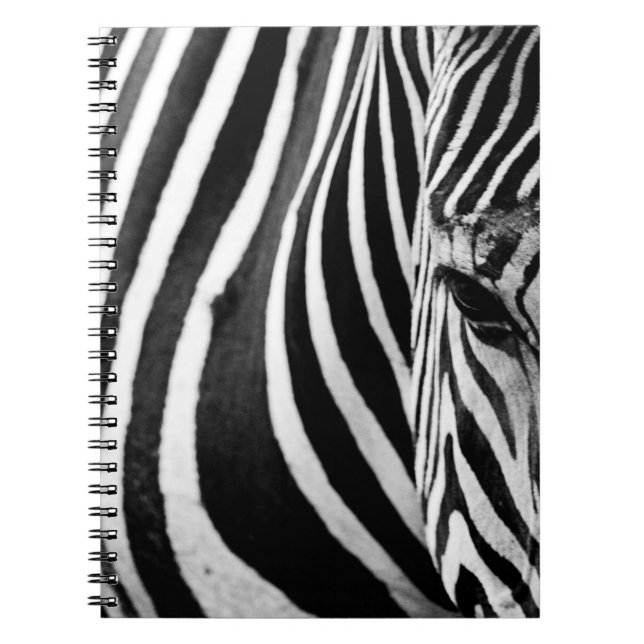 ZEBRA CLOSE-UP VIEW NOTEBOOK (Front)