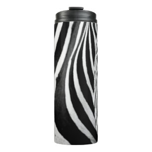 ZEBRA CLOSE-UP VIEW THERMAL TUMBLER