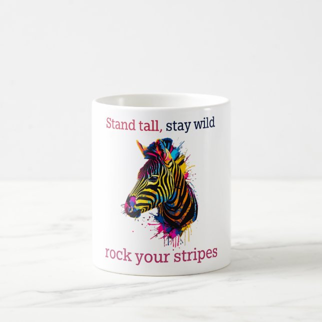 Zebra Coffee Mug (Center)