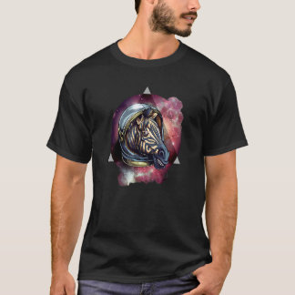 Zebra  Cosmic Zebra  Zebra Astronaut  Space T-Shirt