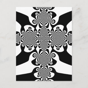 ZEBRA CROSS POSTCARD