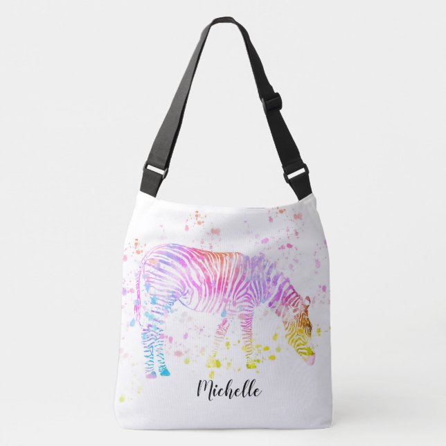 Zebra Crossbody Bag (Front)