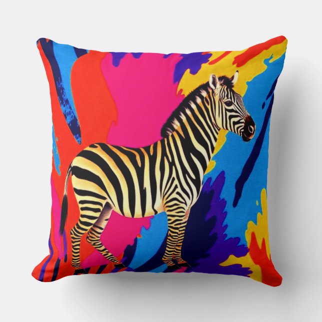 Zebra Cushion (Front)