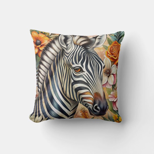 Zebra Cushion (Front)