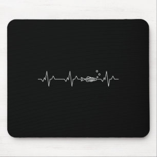Zebra Danio Fish Heartbeat - Zebrafish Danio Rerio Mouse Pad