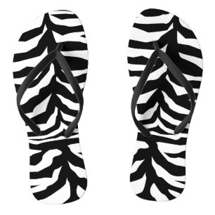 Zebra decoration jandals