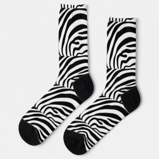 Zebra decoration socks