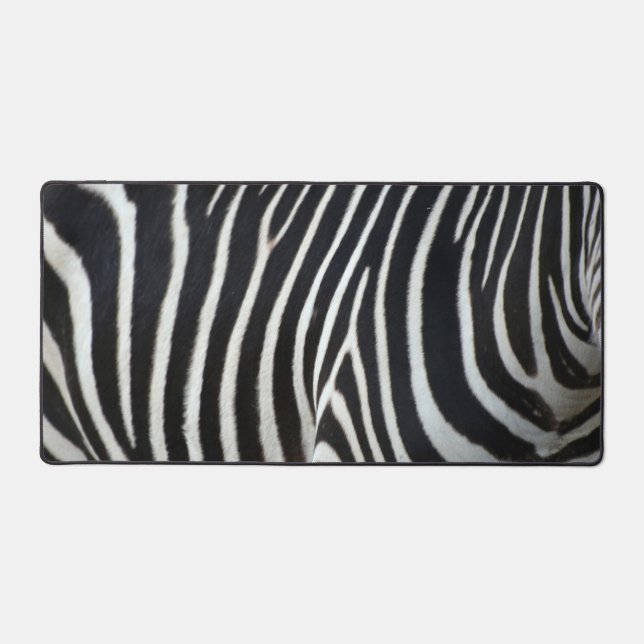 Zebra  desk mat (Front)