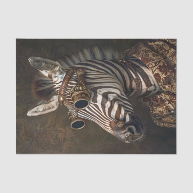 Zebra Extravaganza14 Tissue Paper (Front)