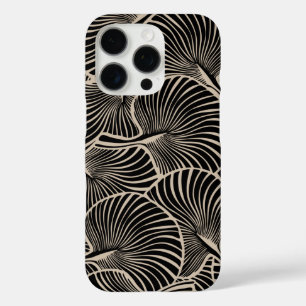 Zebra Fan Palm Hawaiian Tropical Black iPhone 16 Pro Case