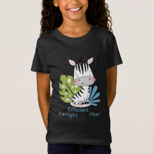 Zebra - farsighted - Educate kids T-Shirt