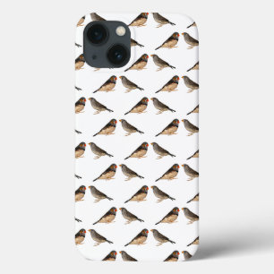 Zebra Finch Frenzy iPad Case (Choose Colour)