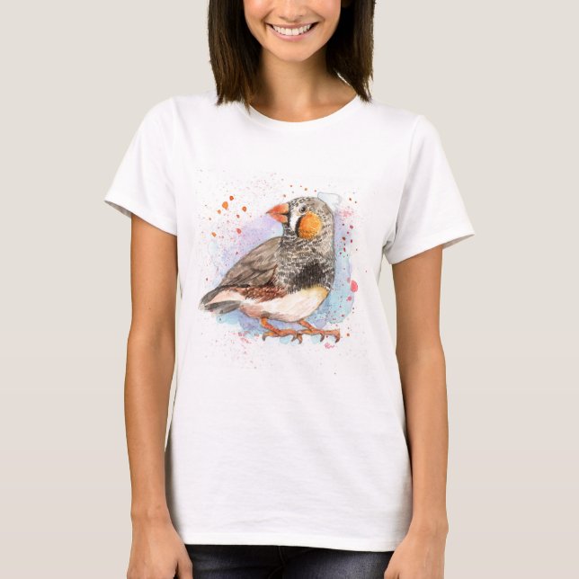 Zebra Finch T-Shirt (Front)