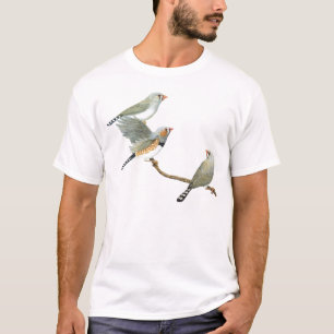 Zebra Finch Trio - Taeniopygia guttata T-Shirt