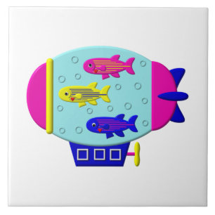 Zebra Fish in a Zeppelin Tile