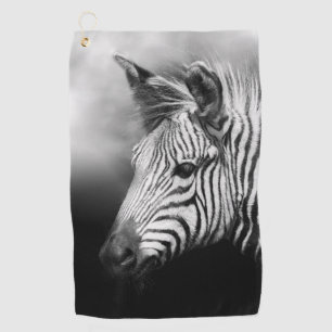 Zebra Foal Golf Towel