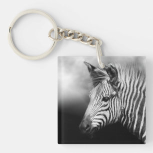 Zebra Foal Key Ring
