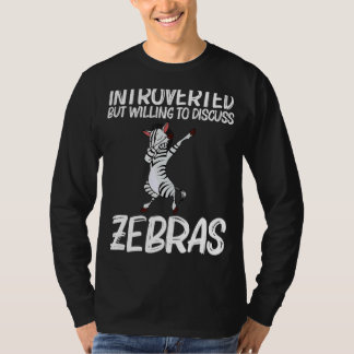 Zebra For Men Women African Zoo Animal 1 T-Shirt