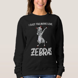 Zebra For Men Women African Zoo Animal   7 Sweatshirt