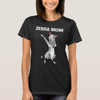 Zebra For Mom Mother African Zoo Animal T-Shirt