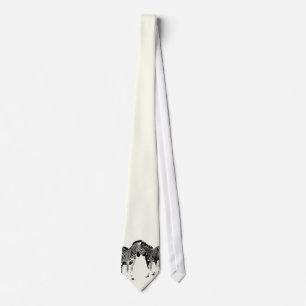 zebra friends tie