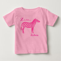 Zebra - Fuchsia and light pink