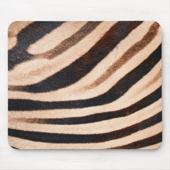 Zebra Fur Mousepad (Front)