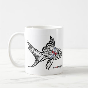 Zebra & Gold Fish Mug シマウマと金魚マグ