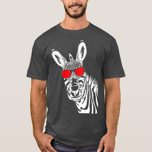 Zebra Head Animal Lover Black White Stripes Wildli T-Shirt