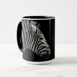Zebra Head Ceramic Mug