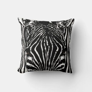 Zebra Head Cushion