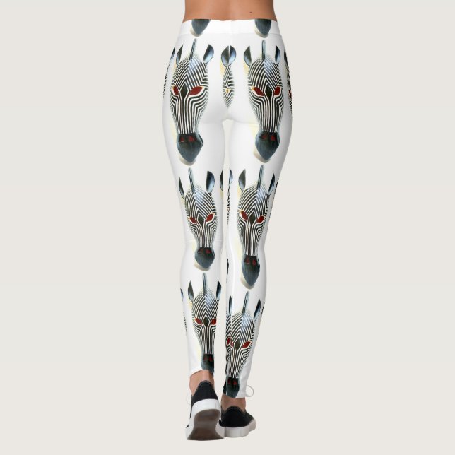 zebra head leggings (Back)
