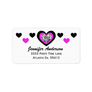 Zebra Heart: Address Labels