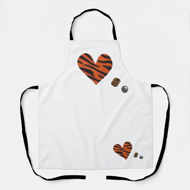 Zebra-heart Apron (Front)