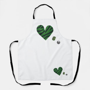 Zebra-heart Apron
