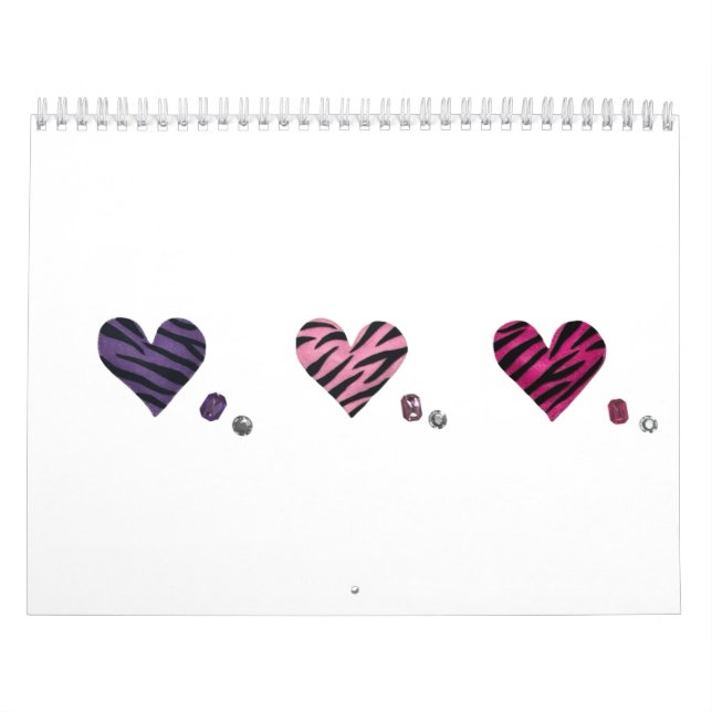 Zebra-heart Calendar (Cover)