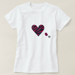 Zebra heart T-Shirt
