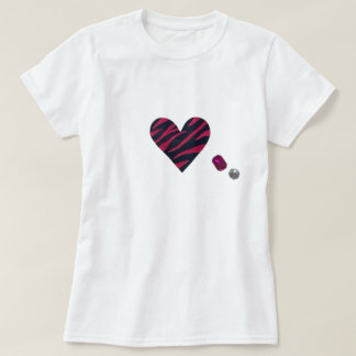 Zebra heart T-Shirt