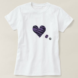 Zebra heart T-Shirt
