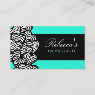 Zebra Hearts Design Business Card