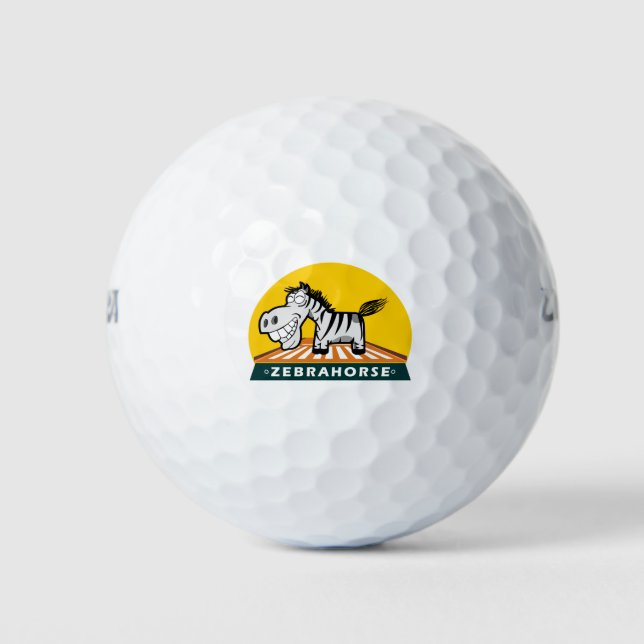 Zebra Horse Golf Balls (Front)