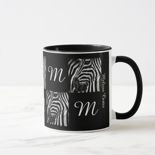 Zebra Illusion Mug (Right)