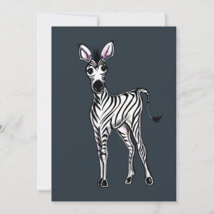 Zebra invitation