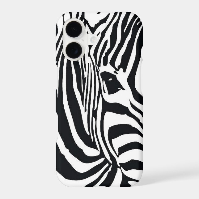 Zebra iPhone X/8/7/11 Barely There Case (Back)