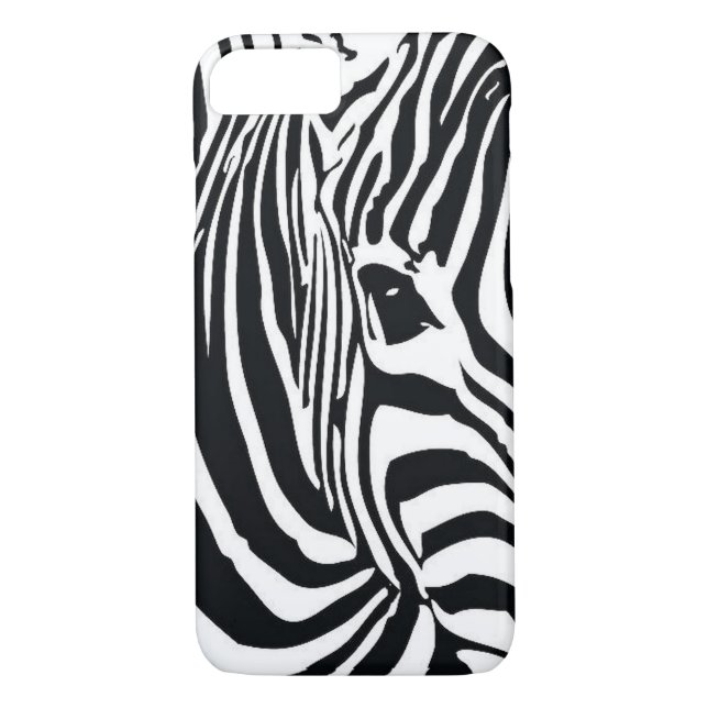 Zebra iPhone X/8/7/11 Barely There Case (Back)